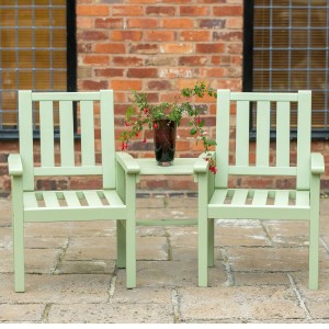 Royalcraft Garden Furniture Wooden Porto Green Companion Set
