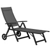 Royalcraft Metal Garden Sorrento Wheeled Sun Lounger