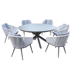 Royalcraft Garden Furniture Aspen 6 Seater Round Set Royalcraft Garden Furniture Aspen 6 Seater Round Set