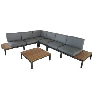 Royalcraft Garden Furniture Aspen 6 Seat Modular Corner Lounging Set