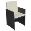 Royalcraft Garden Furniture Cannes Black 12 Seater Cube Set