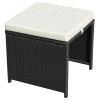 Royalcraft Garden Furniture Cannes Black 12 Seater Cube Set