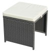 Royalcraft Garden Furniture Cannes Grey 10 Seater Cube Set