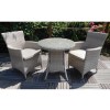 Royalcraft Garden Furniture Lisbon Rattan 2 Seater Carver Bistro Set