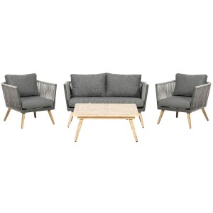 Royalcraft Garden Furniture Milan 4 Seater Lounging Set
