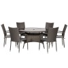 Royalcraft Garden Furniture Malaga Rattan 6 Seat Round Dining Set