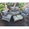 Royalcraft Garden Paris Rattan 2 Seater Sofa Lounging Set