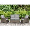 Royalcraft Garden Paris Rattan 2 Seater Sofa Lounging Set