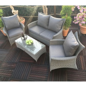 Royalcraft Garden Paris Rattan 2 Seater Sofa Lounging Set