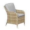 Royalcraft Garden Furniture Wentworth Rattan 2 Seater Round Imperial Bistro Set