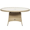 Royalcraft Garden Furniture Wentworth Rattan 6 Seater Round Imperial Dining Set