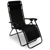 Royalcraft Metal Garden Furniture Black Zero Gravity Relaxer Pair