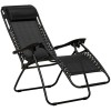 Royalcraft Metal Garden Furniture Black Zero Gravity Relaxer