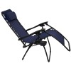 Royalcraft Metal Garden Furniture Blue Zero Gravity Relaxer Pair