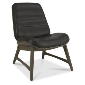Bentley Designs Vintage Weathered Oak Old West Leather Casual Chair Bentley Designs Vintage Weathered Oak Old West Leather Casual Chair