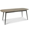 Vintage Weathered Oak Furniture 6-8 Seater Extension Dining Table