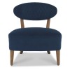Margot Living Room Furniture Dark Blue Velvet Fabric Casual Chair C08197VDB