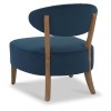 Margot Living Room Furniture Dark Blue Velvet Fabric Casual Chair C08197VDB