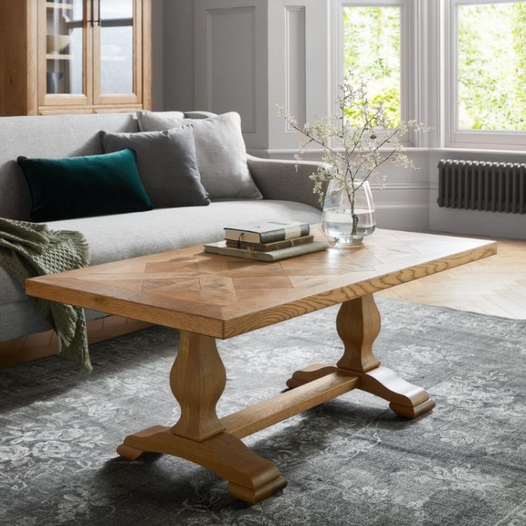 Bentley Designs Belgrave Rustic Oak Furniture Coffee Table