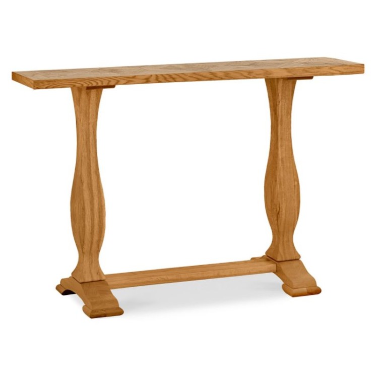 Bentley Designs Belgrave Rustic Oak Furniture Console Table