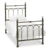 Bentley Designs Krystal Metal Furniture Antique Brass 3ft Singe Bedstead