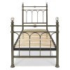 Bentley Designs Krystal Metal Furniture Antique Brass 3ft Singe Bedstead