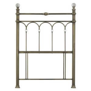 Bentley Designs Krystal Metal Furniture Antique Brass 3ft 90cm Single Headboard Bentley Designs Krystal Metal Furniture Antique Brass 3ft 90cm Single Headboard