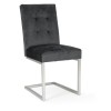 Bentley Designs Tivoli Dark Oak Furniture Uph Cantilever Chair Pair 4201-09UC-VGU