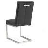 Bentley Designs Tivoli Dark Oak Furniture Uph Cantilever Chair Pair 4201-09UC-VGU