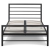 Bentley Designs Metal Furniture Urban Matt Black 4ft6 135cm Double Bedstead