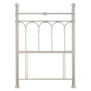 Bentley Designs Krystal Metal Furniture Shiny Nickel 3ft 90cm Single Headboard Bentley Designs Krystal Metal Furniture Shiny Nickel 3ft 90cm Single Headboard