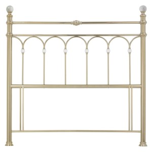 Bentley Designs Krystal Metal Furniture Champagne Brass 5ft 150cm King Size Headboard Bentley Designs Krystal Metal Furniture Champagne Brass 5ft 150cm King Size Headboard