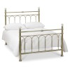 Bentley Designs Krystal Metal Furniture Champagne Brass 5ft King Size Bedstead