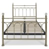 Bentley Designs Krystal Metal Furniture Champagne Brass 5ft King Size Bedstead