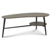 Bentley Designs Vintage Weathered Oak & Peppercorn Shaped Coffee Table