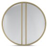 Chevron Peppercorn Ash Furniture Mirror