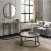 Chevron Weathered Ash Furniture Console Table