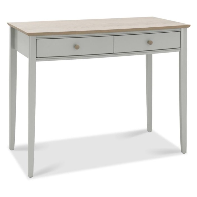 Whitby Scandi Oak Furniture Grey Dressing Table