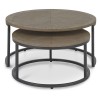 Chevron Weathered Ash Furniture Coffee Nest Of Tables