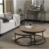 Chevron Weathered Ash Furniture Coffee Nest Of Tables