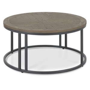Chevron Weathered Ash Furniture Coffee Table