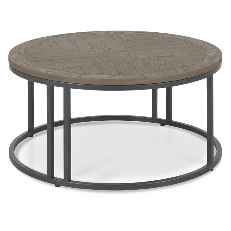 Chevron Weathered Ash Furniture Coffee Table
