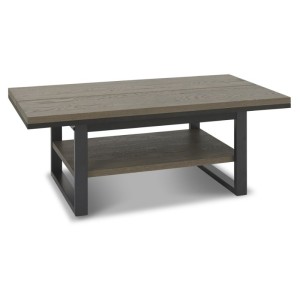 Tivoli Weathered Oak Furniture Coffee Table with Shelf Tivoli Weathered Oak Furniture Coffee Table with Shelf