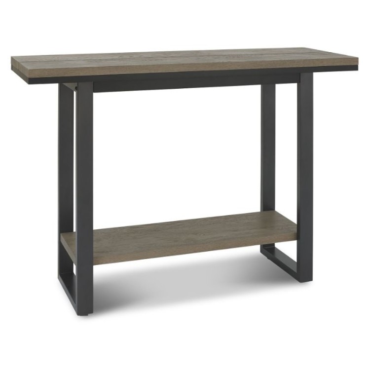 Tivoli Weathered Oak Furniture Console Table