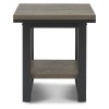 Tivoli Weathered Oak Furniture Lamp Table