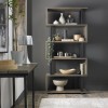 Tivoli Weathered Oak Furniture Open Display Unit