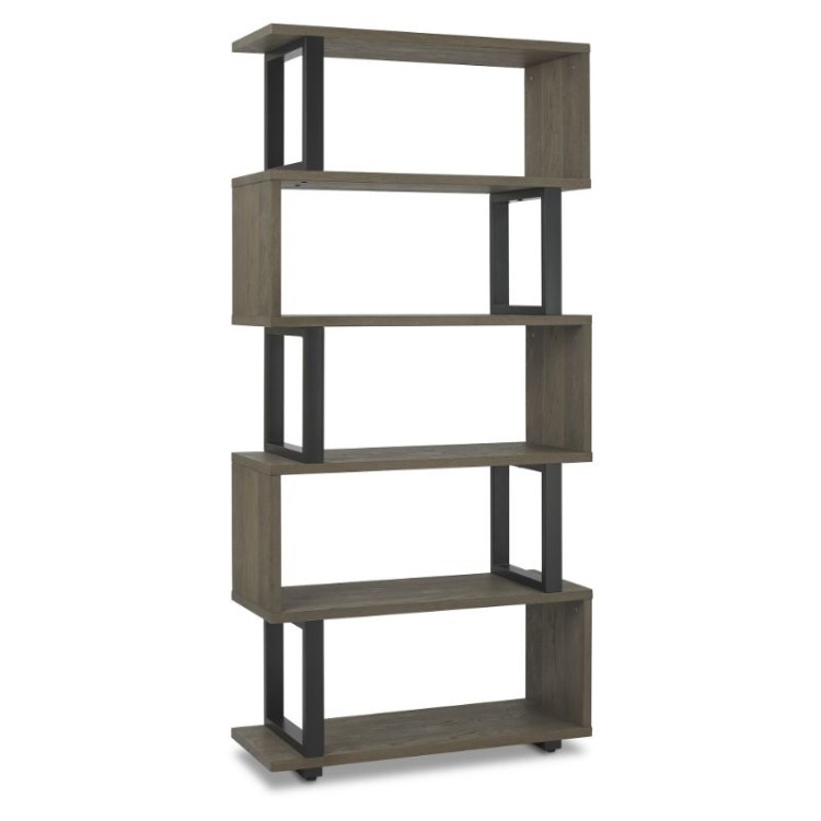 Tivoli Weathered Oak Furniture Open Display Unit