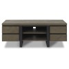 Tivoli Weathered Oak Furniture Wide Entertainment Unit