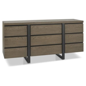 Tivoli Weathered Oak Furniture Wide Sideboard Tivoli Weathered Oak Furniture Wide Sideboard