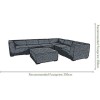 Maze Lounge Outdoor Fabric Apollo Flanelle Large Corner Group Sofa Set